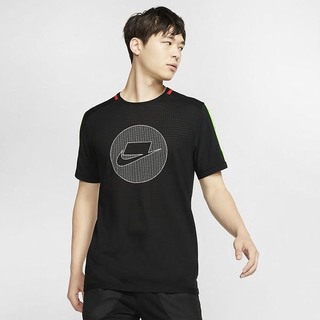 Top Nike Maneca Scurta Running Barbati Negrii Verzi Albi | GIHR-94786